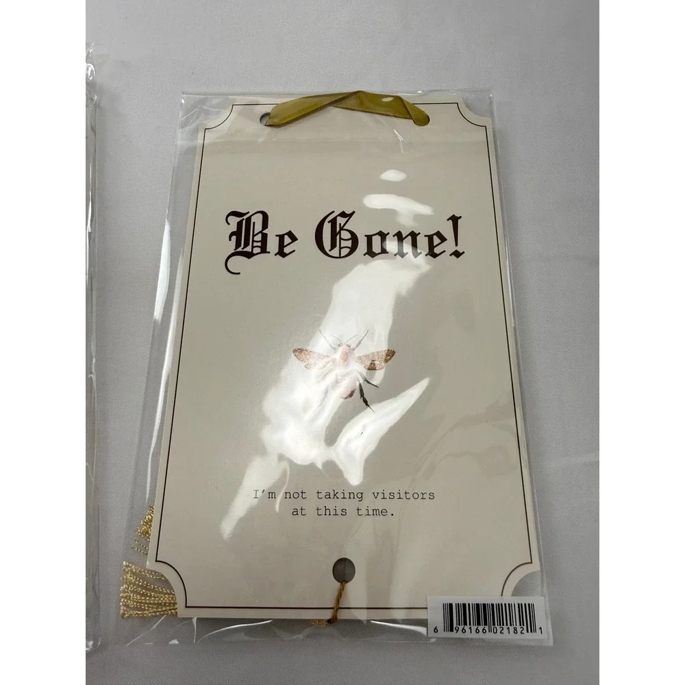 Margot Elena Pardon My French Notebook Trio & Be Gone Door Hanger Set Floral